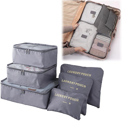 6-piece large size travel portable suitcase