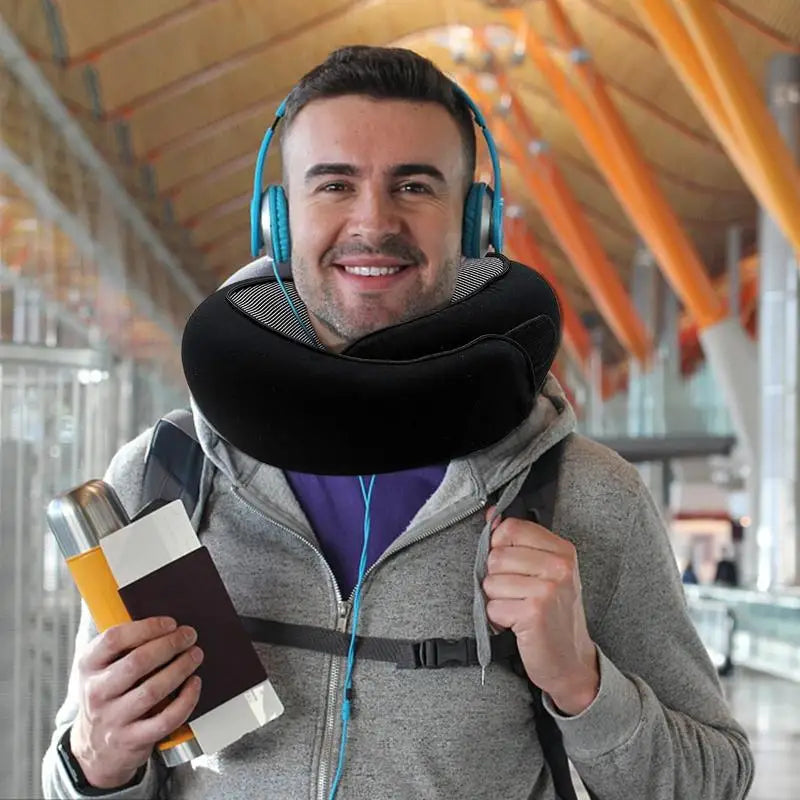 U-Shapped Neck Pillow, Ultimate Travel Pillow for Pain-Free Journeys