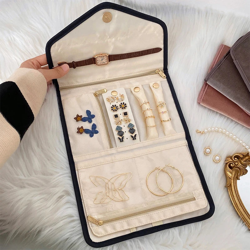 Foldable Travel Jewelry Case